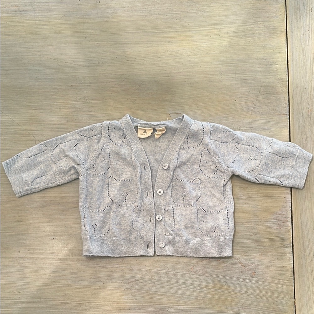GAP Light Gray Baby Cardigan